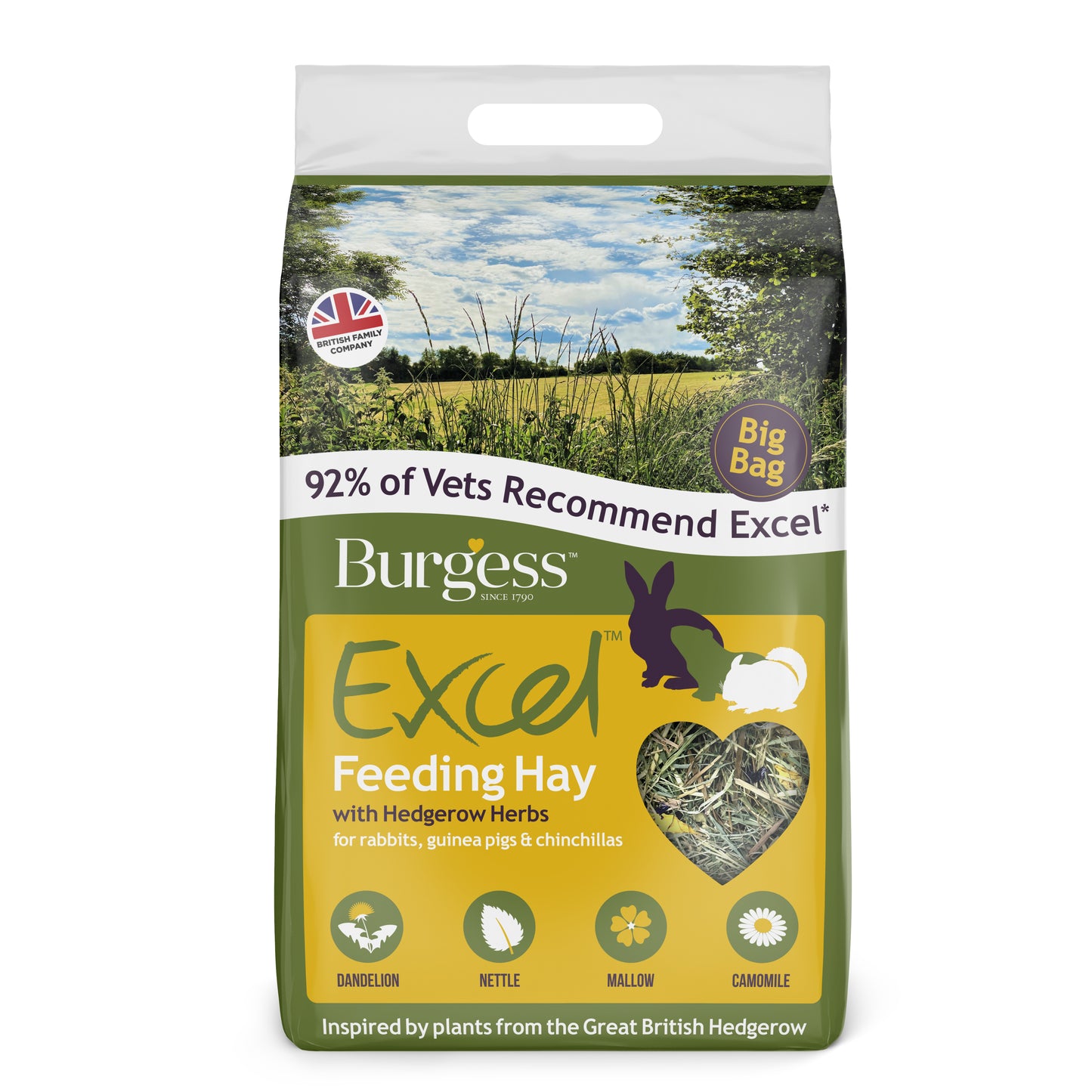 Burgess Excel Feeding Hay Hedgerow Herbs