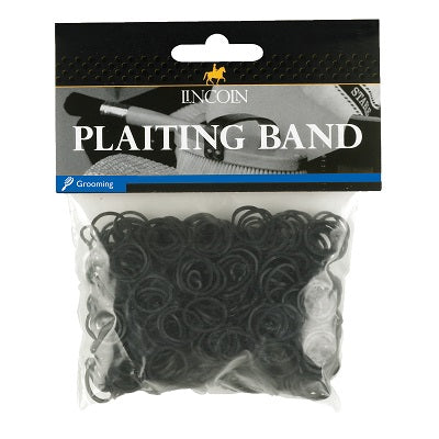 Lincoln Plaiting Bands 500s Black