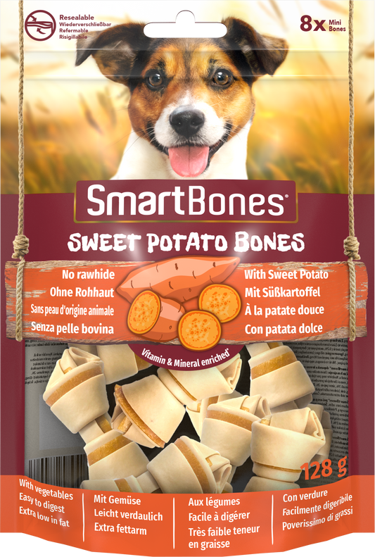 SmartBones Sweet Potato Mini 8pc x 7