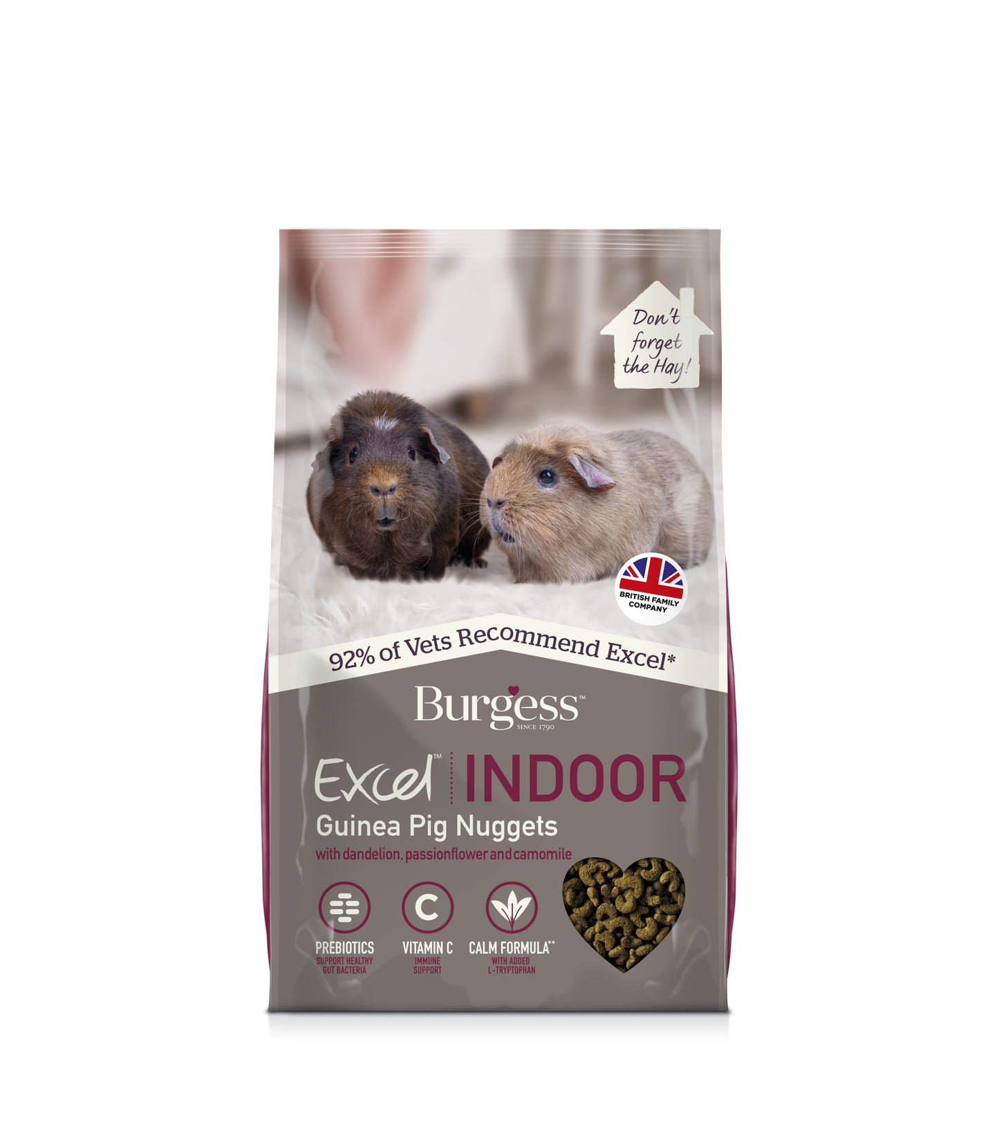Burgess Excel Indoor Guinea Pig 4x1.5kg