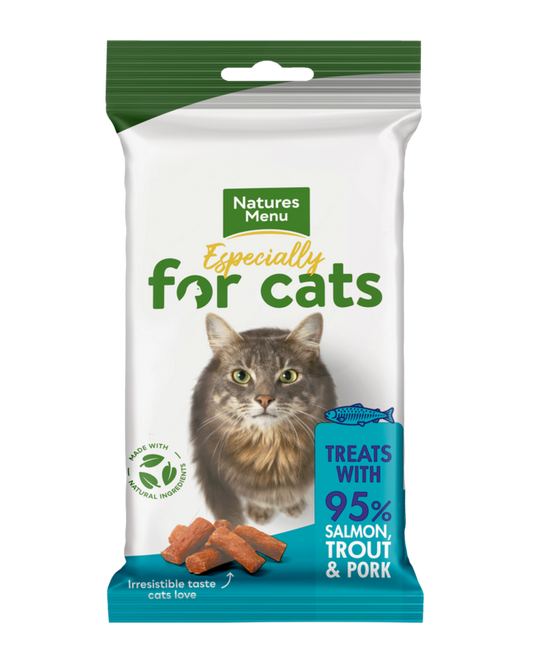 N/Menu Cat Treat Salmon & Trout 12x60g