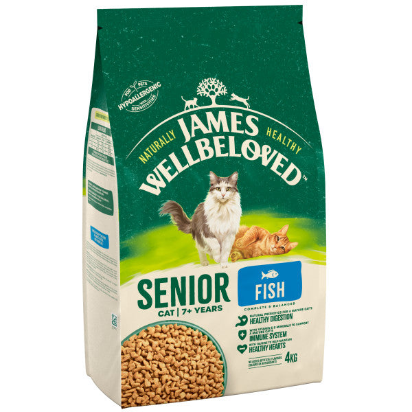 JW Cat Senior Fish