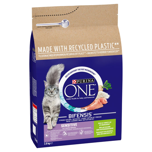Purina One Adult Sensitive Cat Turkey