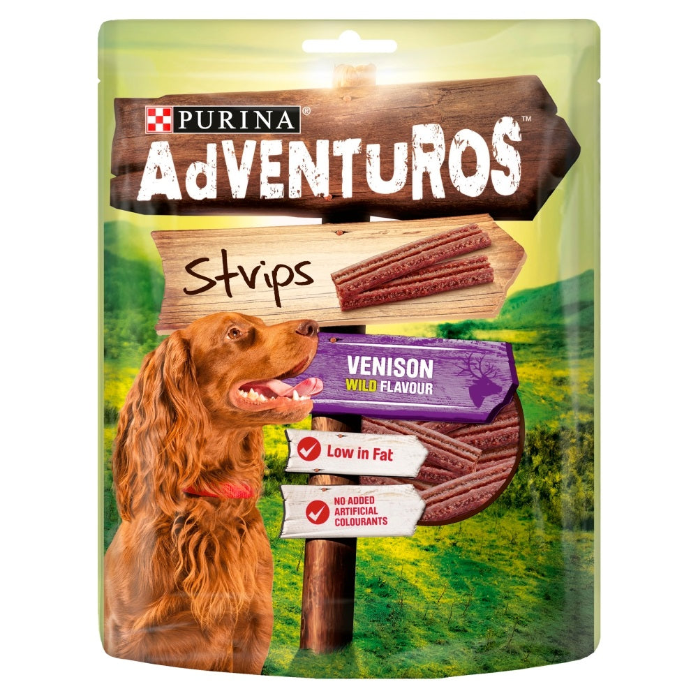 Adventuros Wild Venison Strips 6x90g
