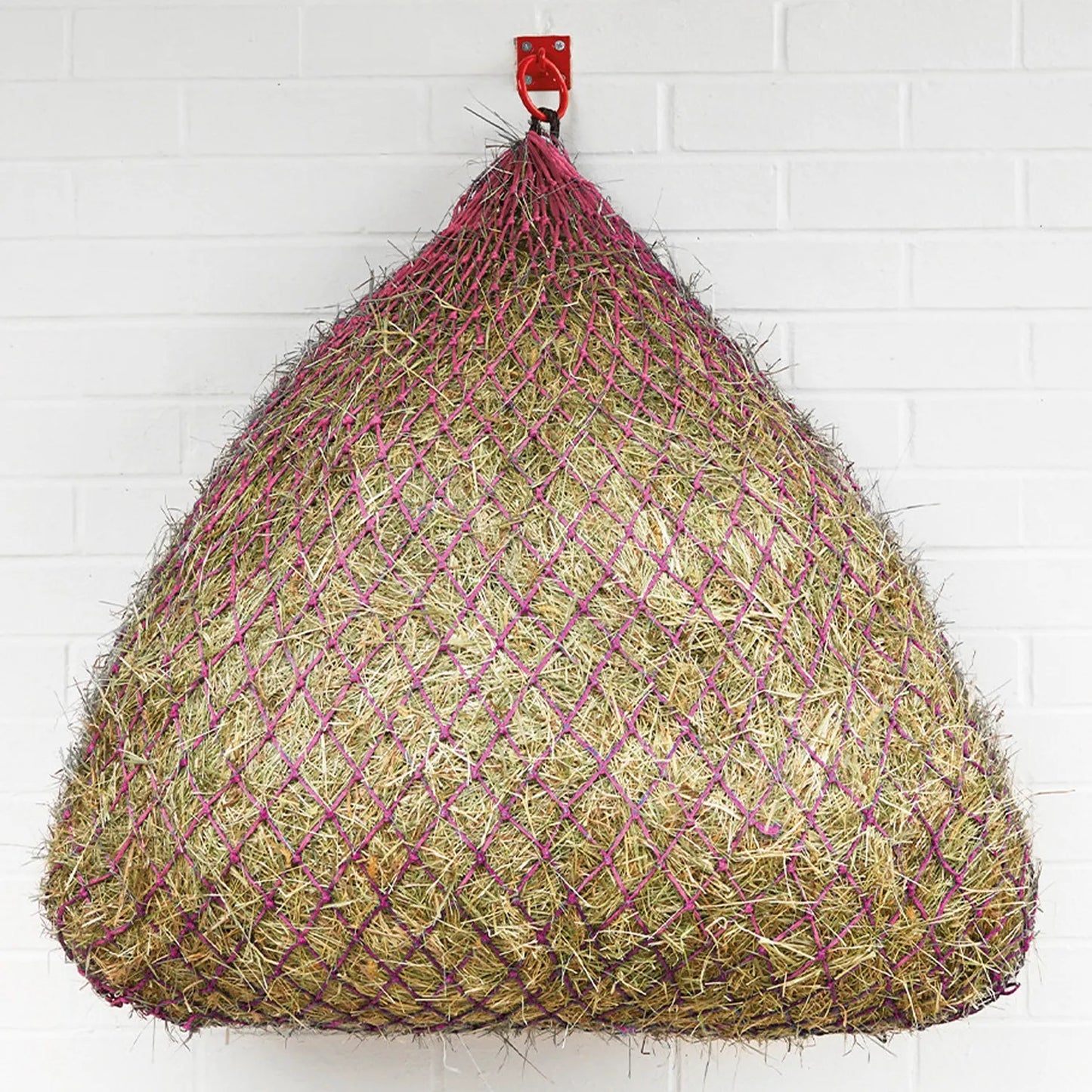 Square Bottom Slow Feeder Hay Net Blue