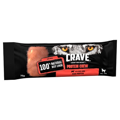 Crave Protein Chew S/M Beef&Liver 15x75g