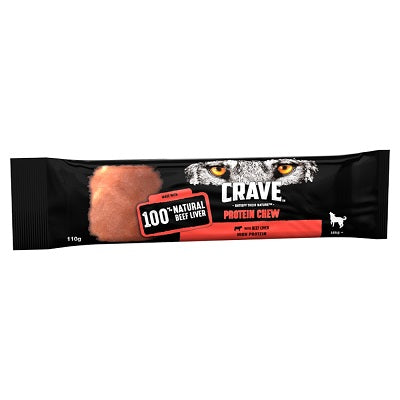 Crave Protein Chew M/L Beef&Liver15x110g