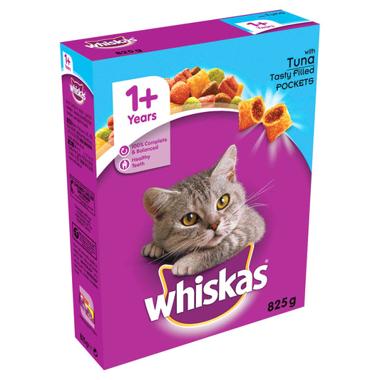 Whiskas Dry 1+ Tuna 5x825g