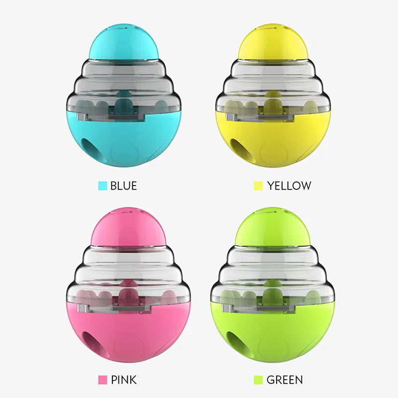 Interactive tumbler toy.